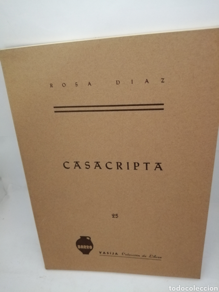 Libros de segunda mano: CASACRIPTA DE Rosa Diaz - Foto 1