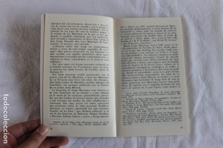 Libros de segunda mano: POES&Iacute;A. JORGE MANRIQUE - Foto 2