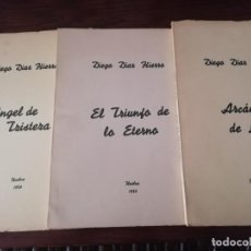 Libros de segunda mano: TRES LIBROS DE POESÍA DE DIEGO DIAZ HIERRO
