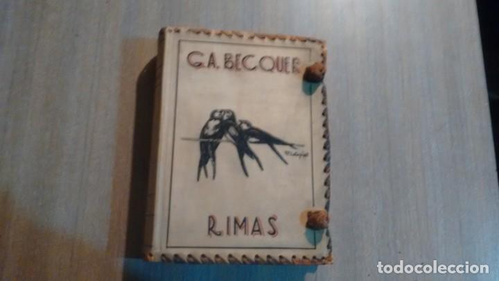 Libros de segunda mano: GUSTAVO A. BECQUER - RIMAS - - Foto 1