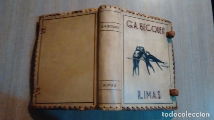 Libros de segunda mano: GUSTAVO A. BECQUER - RIMAS - - Foto 2