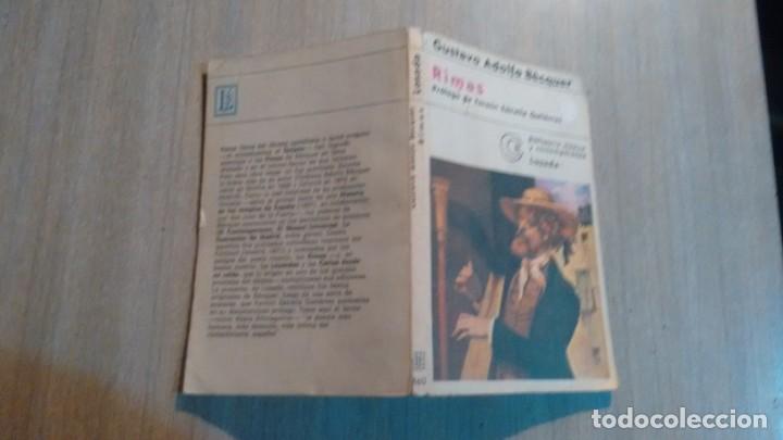 Libros de segunda mano: GUSTAVO A. BECQUER - RIMAS - - Foto 2