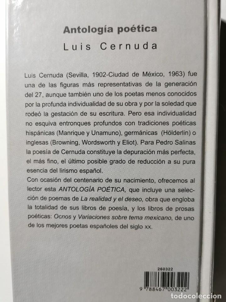 Libros de segunda mano: ANTOLOGIA POETICA (LUIS CERNUDA) - Foto 2