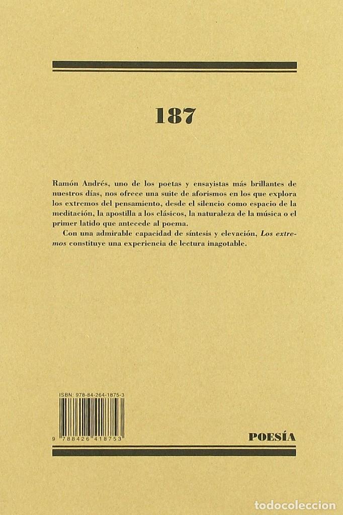 Libros de segunda mano: Los Extremos.Ram&oacute;n Andr&eacute;s - Foto 2
