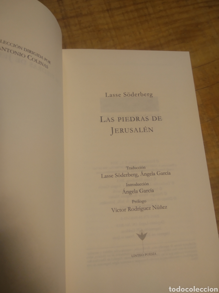 Libros de segunda mano: LAS PIEDRAS DE JERUSAL&Eacute;N. LASSE S&Ouml;DERBERG #4022 - Foto 3
