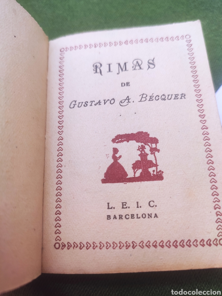 Libros de segunda mano: Rimas de Becquer L.E.I.C Barcelona. ASM - Foto 4