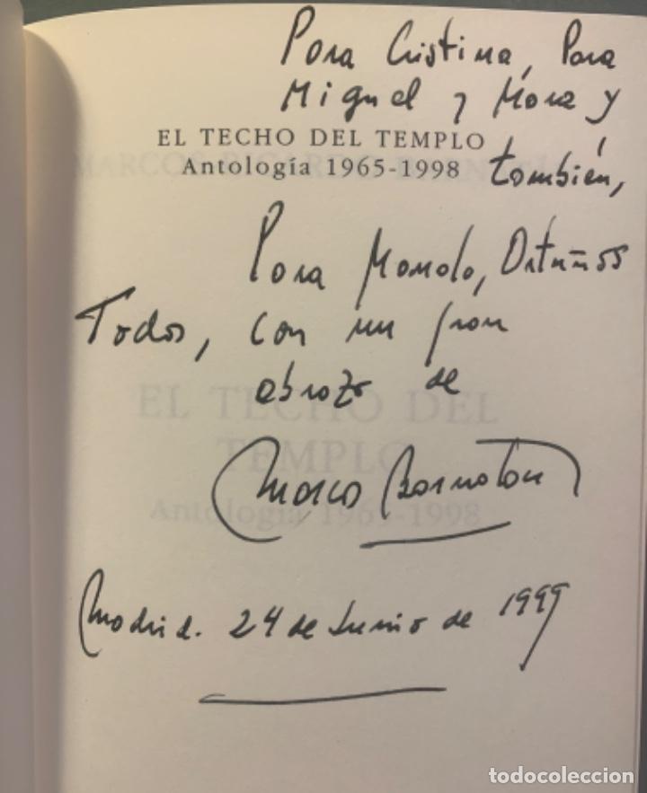 Libros de segunda mano: Marcos Ricardo Barnat&aacute;n. El Techo del Templo - Foto 2