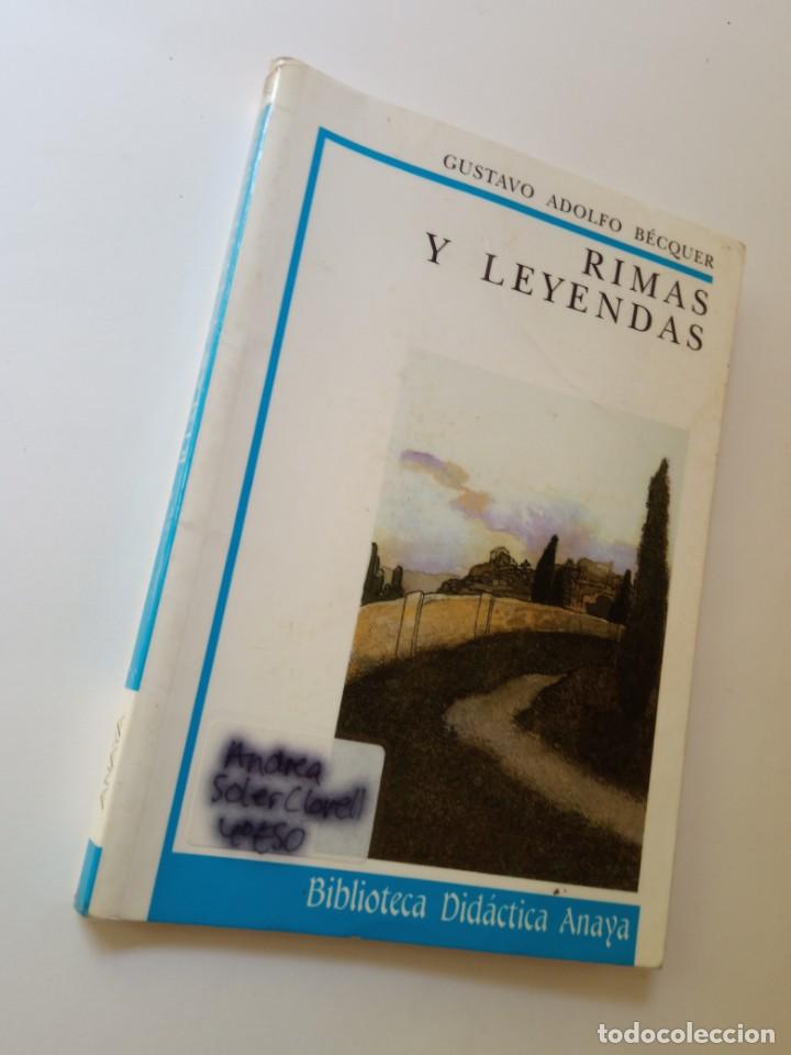 Libros de segunda mano: Gustavo Adolfo B&eacute;quer, Rimas y Leyendas. - Foto 1
