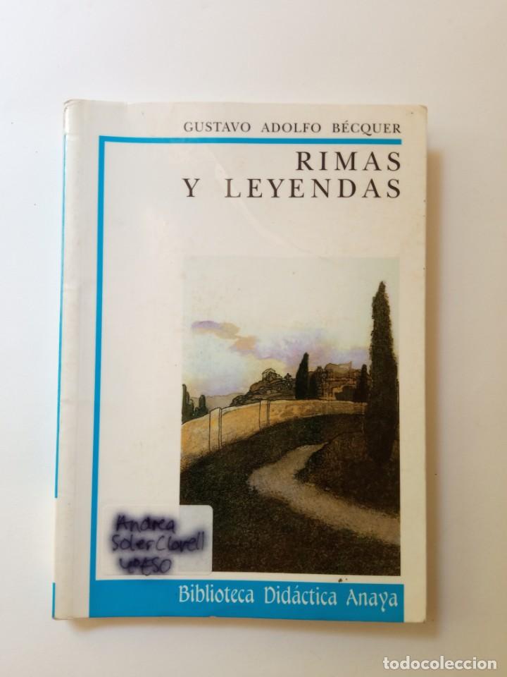 Libros de segunda mano: Gustavo Adolfo B&eacute;quer, Rimas y Leyendas. - Foto 5