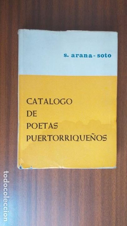 Libros de segunda mano: Cat&aacute;logo de poetas puertorrique&ntilde;os --- S. Arana-Soto