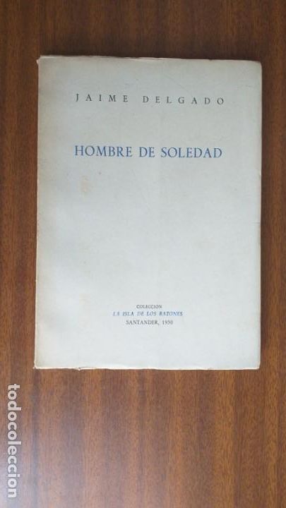 Libros de segunda mano: Hombre de soledad --- Jaime Delgado - Foto 1