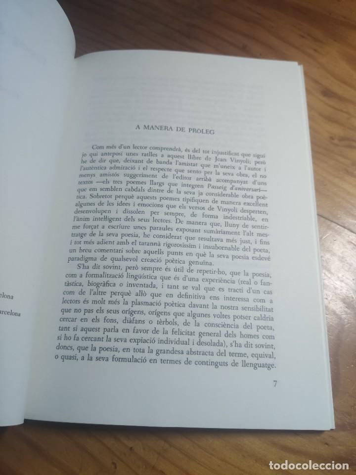 Libros de segunda mano: VINYOLI, Joan - PASSEIG DANIVERSARI. - Foto 4