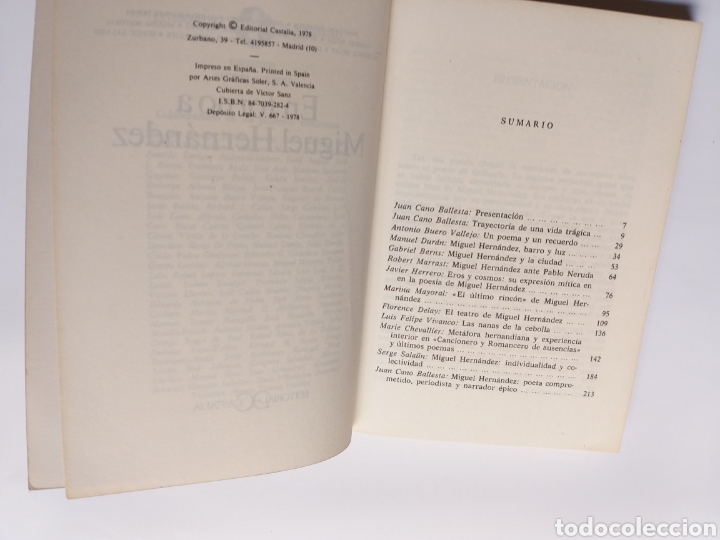 Libros de segunda mano: En torno a Miguel Hern&aacute;ndez . - Foto 7