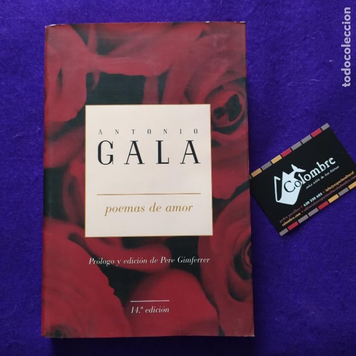 Libros de segunda mano: Poemas de amor - Gala, Antonio - Foto 1