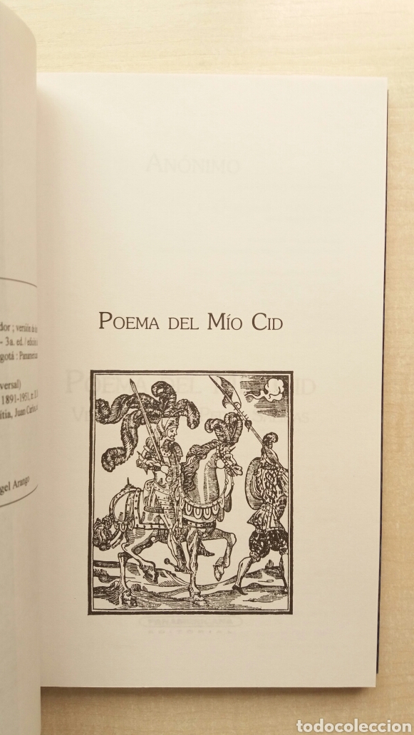 Libros de segunda mano: Poema del M&iacute;o Cid. Versi&oacute;n de Pedro Salinas. Panamericana, 2003. - Foto 4