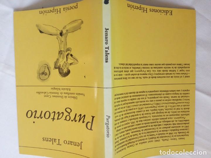 Libros de segunda mano: PURGATORIO / Jenaro Talens. - Foto 2