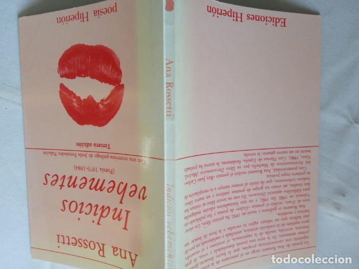 Libros de segunda mano: INDICIOS VEHEMENTES-ANA ROSSETTI. - Foto 2