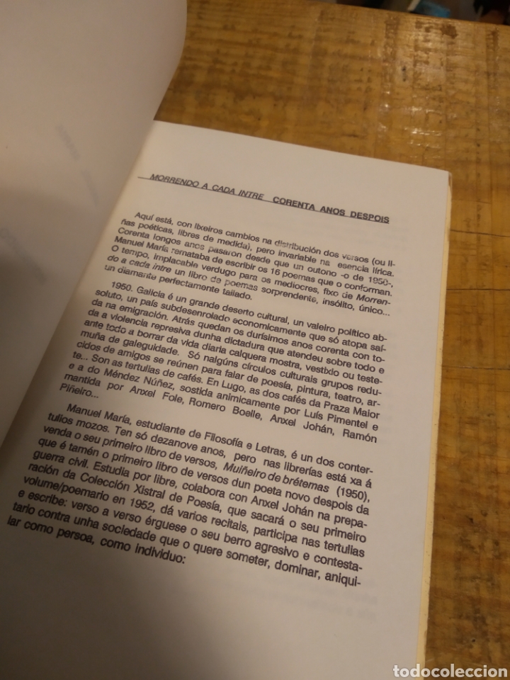 Libros de segunda mano: MORRENDO A CADA INTRE. MANUEL MARIA #5295 - Foto 6