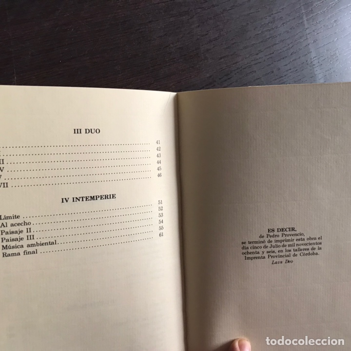 Libros de segunda mano: Es decir. Pedro Provencio - Foto 4