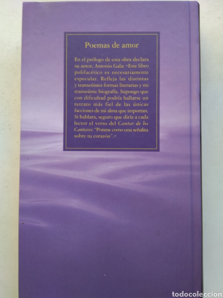 Libros de segunda mano: POEMAS DE AMOR/ANTONIO GALA - Foto 2