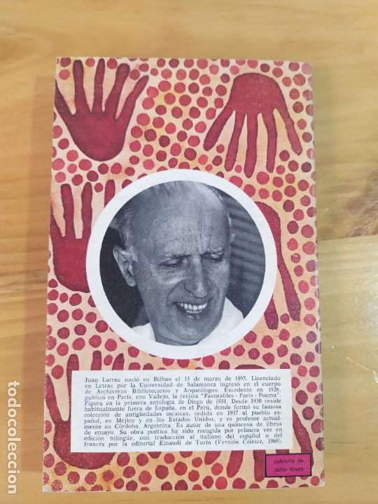 Libros de segunda mano: JUAN LARREA. VERSION CELESTE. BARRAL - Foto 2