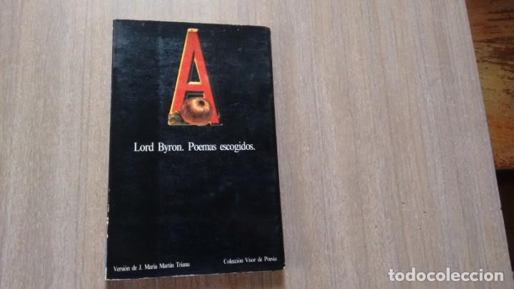 Libros de segunda mano: LORD BYRON - POEMAS - COL. VISOR - Foto 1