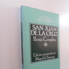 Livros em segunda mão: SAN JUAN DE LA CRUZ : OBRA POÉTICA JUAN DE LA CRUZ, SANTO , SANTO. Lote 219252412