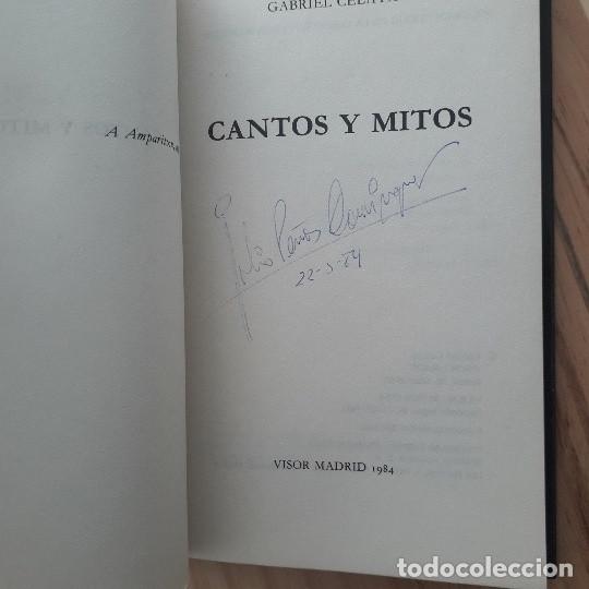 Libros de segunda mano: CANTOS Y MITOS - GABRIEL CELAYA - Foto 4