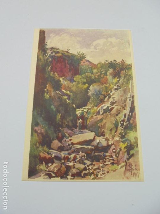 Second hand books: BILLETE POSTAL ILUSTRADO. SERIE G. PORTUGAL. GEREZ, UMA RAVINA