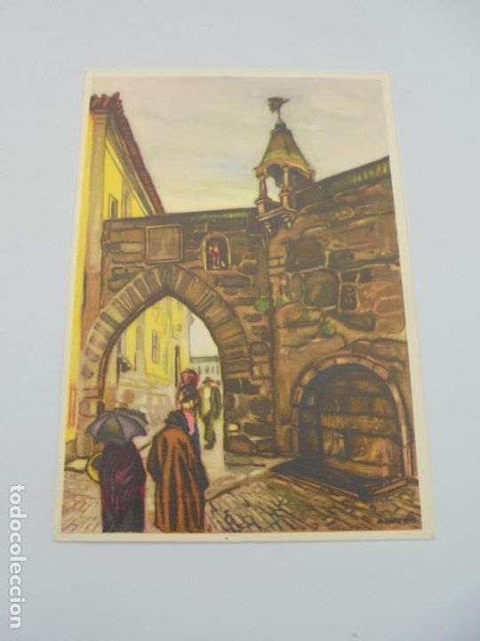 Second hand books: BILLETE POSTAL ILUSTRADO. SERIE G. PORTUGAL. VISEU. PORTA DOS CAVALEIROS