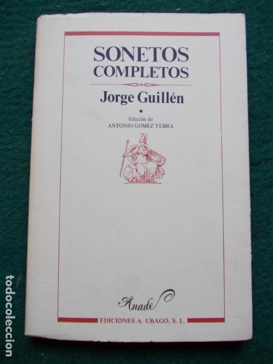 Libros de segunda mano: SONETOS COMPLETOS JORGE GUILLEN - Foto 1