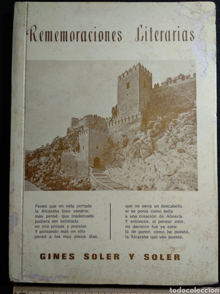 Second hand books: Rememoraciones Literarias. Gin&eacute;s Soler y Soler. Autografiado