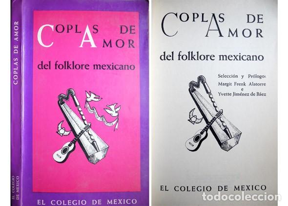 Livres d'occasion: FRENK (y) JIM&Eacute;NEZ. Coplas de Amor del Folklore Mexicano. 1973.