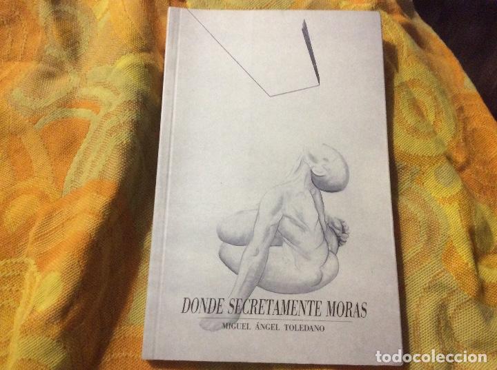 Second hand books: Donde secretamente moras. Miguel angel Toledano