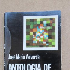 Libros de segunda mano: ANTOLOGÍA DE SUS VERSOS JOSÉ MARÍA VALVERDE CÁTEDRA
