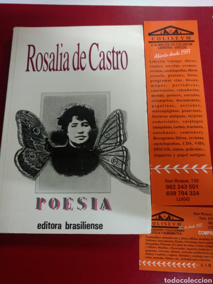 Libros de segunda mano: POES&Iacute;A ROSAL&Iacute;A DE CASTRO .Editora Brasiliense 1987 , 2 Ed
