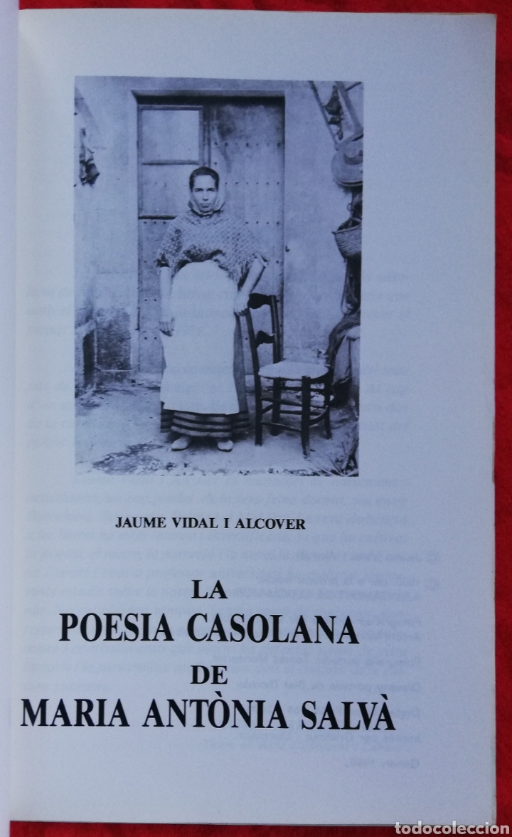 Libros de segunda mano: LA POES&Iacute;A CASOLANA DE MARIA ANTONIA SALV&Agrave; - 1990 - J. VIDAL ALCOVER- AYTO.LLUCMAJOR (Mallorca)- PJRB