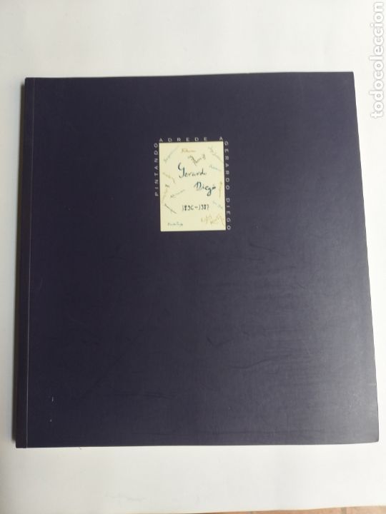 Libros de segunda mano: Pintando adrede a Gerardo Diego - Foto 1