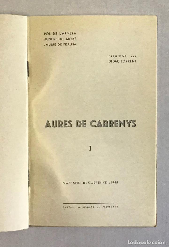 Libros de segunda mano: AURES DE CABRENYS. - Foto 2