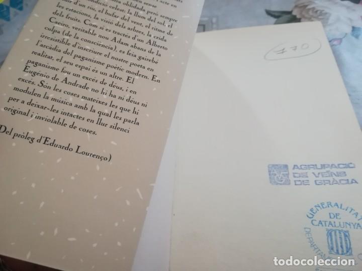 Libros de segunda mano: Ostinato rigore - Eug&eacute;nio de Andrade - en catal&agrave; - Foto 3