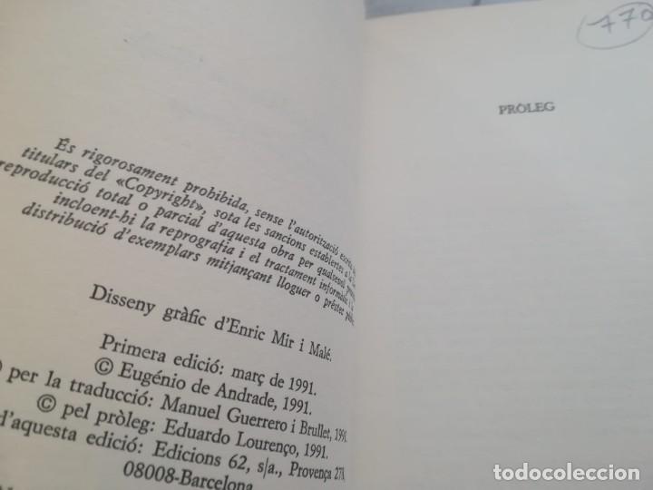 Libros de segunda mano: Ostinato rigore - Eug&eacute;nio de Andrade - en catal&agrave; - Foto 6