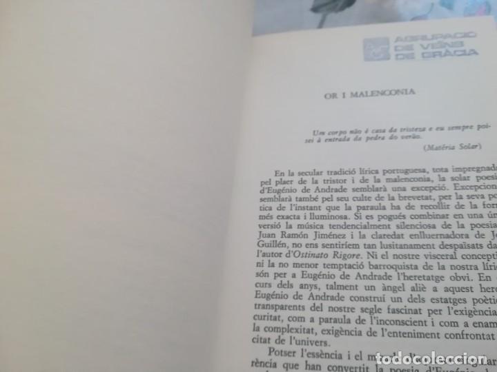 Libros de segunda mano: Ostinato rigore - Eug&eacute;nio de Andrade - en catal&agrave; - Foto 7