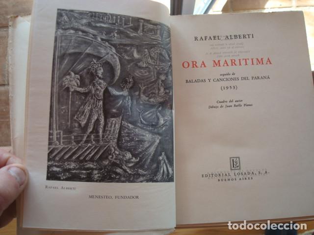 Libros de segunda mano: Rafael Alberti. Ora maritima. - Foto 2