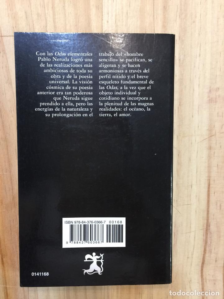 Libros de segunda mano: Odas elementales - Pablo Neruda - Foto 5