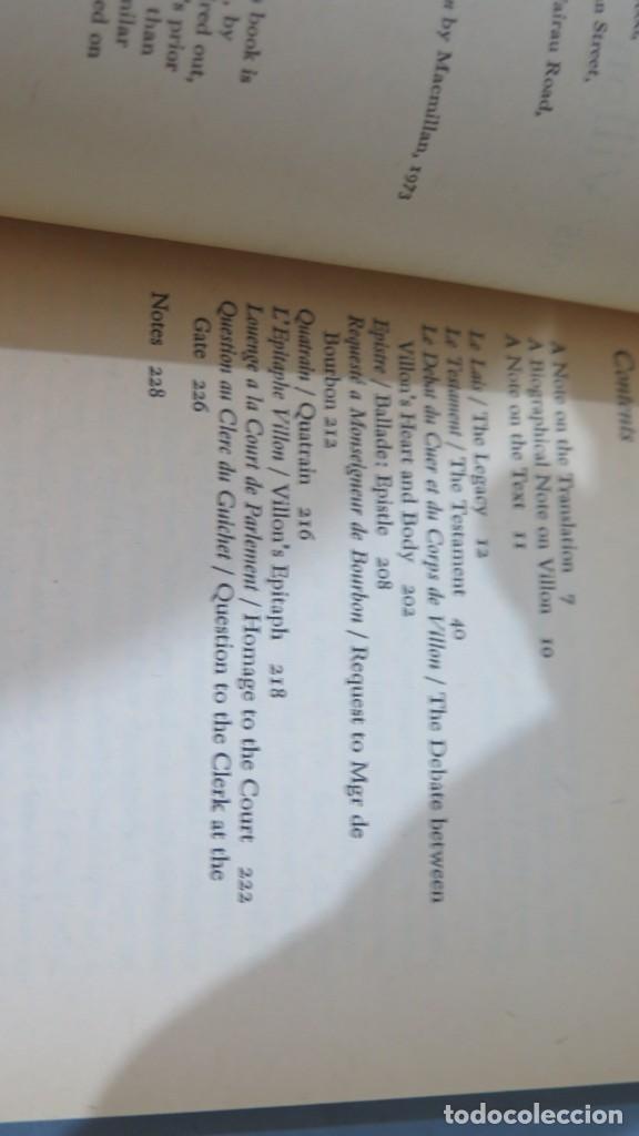 Libros de segunda mano: FRAN&Ccedil;OIS VILLON. SELECTED POEMS. PENGUIN - Foto 2