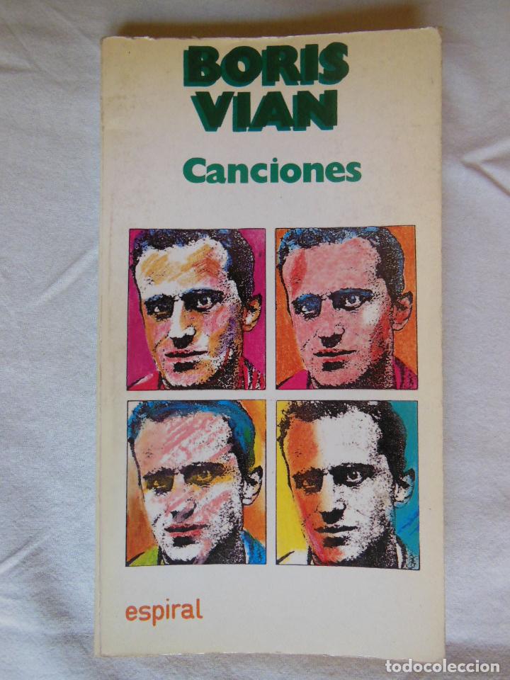 Libros de segunda mano: CANCIONES. BORIS VIAN. 1985 - Foto 1