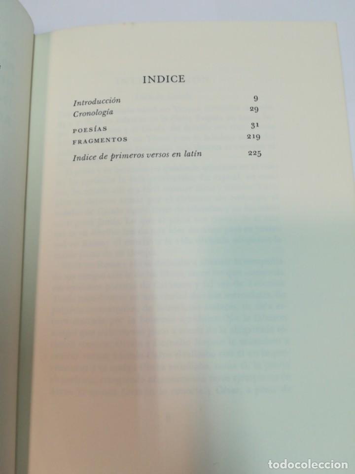 Libros de segunda mano: CATULO Poesias S1871T - Foto 2
