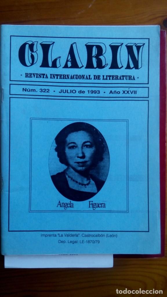 Gebrauchte B&uuml;cher: &Aacute;ngela Figuera. Clar&iacute;n. Revista Internacional de Literatura. Julio del 1993.