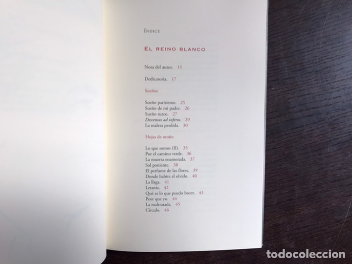 Libros de segunda mano: El reino blanco. Luis Alberto de Cuenca - Foto 4