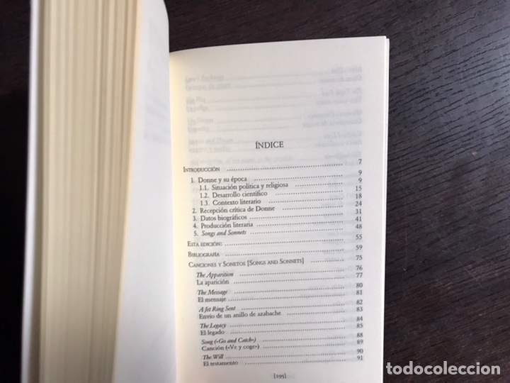 Libros de segunda mano: Canciones y sonetos. John Donne - Foto 3